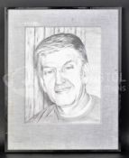 ESTATE OF DAVE PROWSE - FAN ART - MARIA LOOTENS PENCIL STUDY