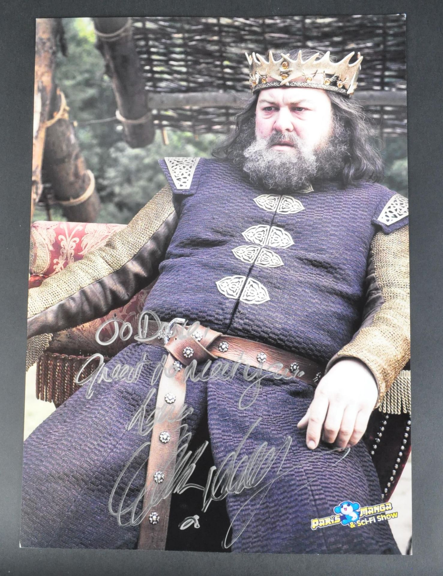 ESTATE OF DAVE PROWSE - GAME OF THRONES MARK ADDY AUTOGRAPH & PHOTO - Image 2 of 4