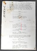 ESTATE OF DAVE PROWSE - PROWSE'S ORIGINAL EMPIRE STRIKES BACK SCRIPT