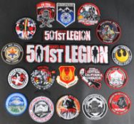 ESTATE OF DAVE PROWSE - STAR WARS - COLLECTION OF 501ST LEGION PATCHES