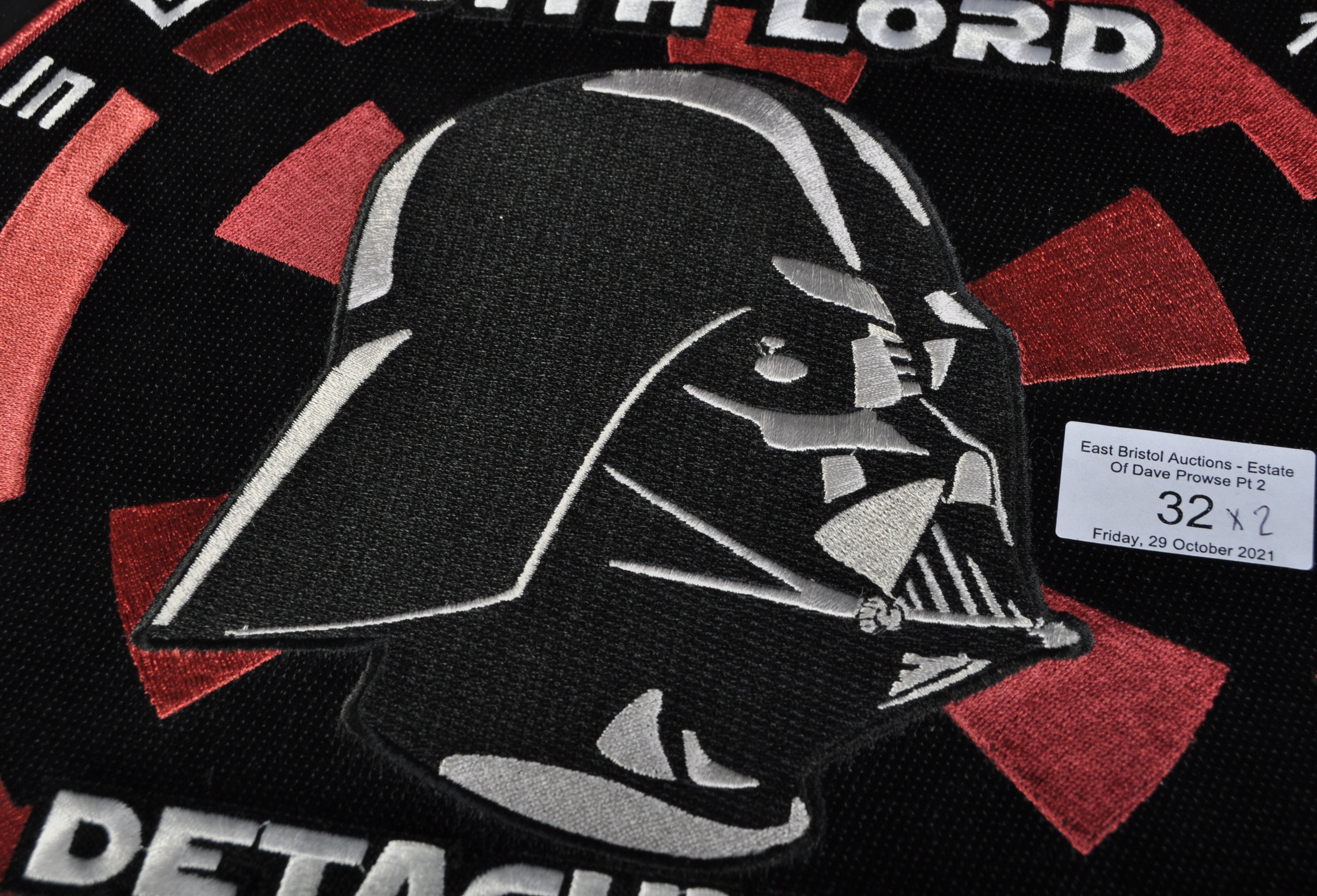 ESTATE OF DAVE PROWSE - LARGE COSTUME GROUP EMBROIDERED PATCHES - Image 4 of 6