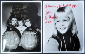 ESTATE OF DAVE PROWSE - ERIN MURPHY - BEWITCHED - AUTOGRAPHED 8X10S