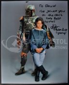 ESTATE OF DAVE PROWSE - DANIEL LOGAN (BOBA FETT) - SIGNED 8X10" PHOTO