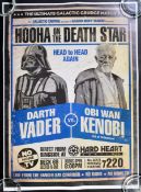 ESTATE OF DAVE PROWSE - OLD RED JALOPY - STAR WARS BOXING POSTER