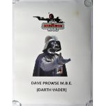 ESTATE OF DAVE PROWSE - STAR WARS - PERSONAL APPEARANCE POSTER