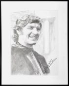 ESTATE OF DAVE PROWSE - ORIGINAL PENCIL ARTWORK DRAWING OF PROWSE