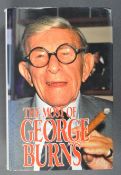 ESTATE OF DAVE PROWSE - GEORGE BURNS (1896-1996) - SIGNED BOOK