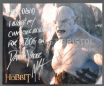 ESTATE OF DAVE PROWSE - THE HOBBIT - MANU BENNETT SIGNED 8X10"