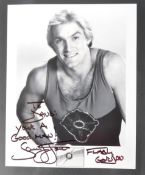 ESTATE OF DAVE PROWSE - FLASH GORDON - SAM JONES SIGNED 8X10"