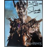 ESTATE OF DAVE PROWSE - LORD OF THE RINGS - SALA BAKER SIGNED PHOTO