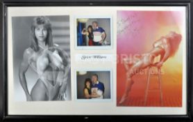 ESTATE OF DAVE PROWSE - SPICE WILLIAMS - AUTOGRAPH & PHOTOGRAPH DISPLAY