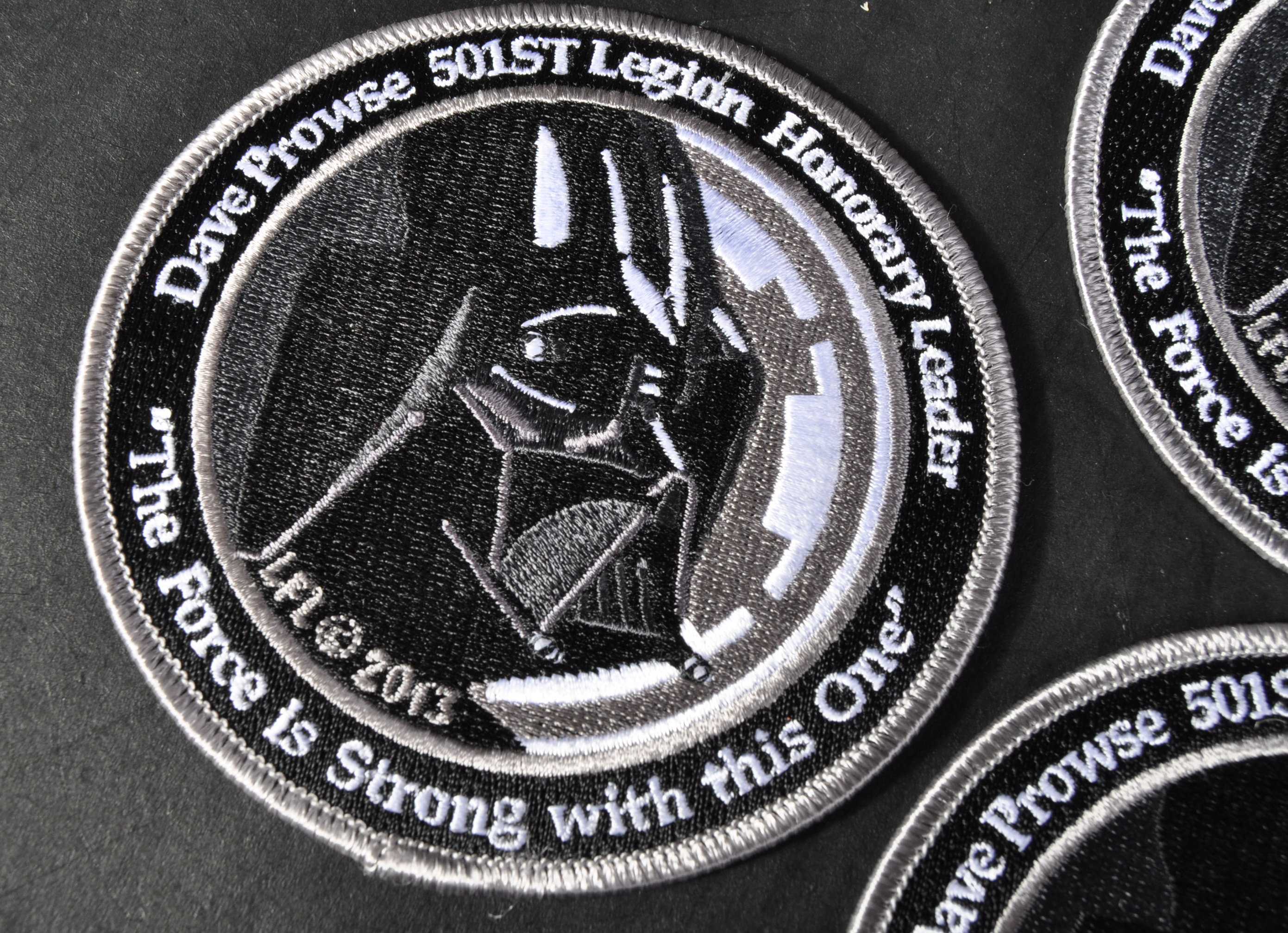 ESTATE OF DAVE PROWSE - STAR WARS - 501ST LEGION LEADER PATCHES - Image 2 of 5