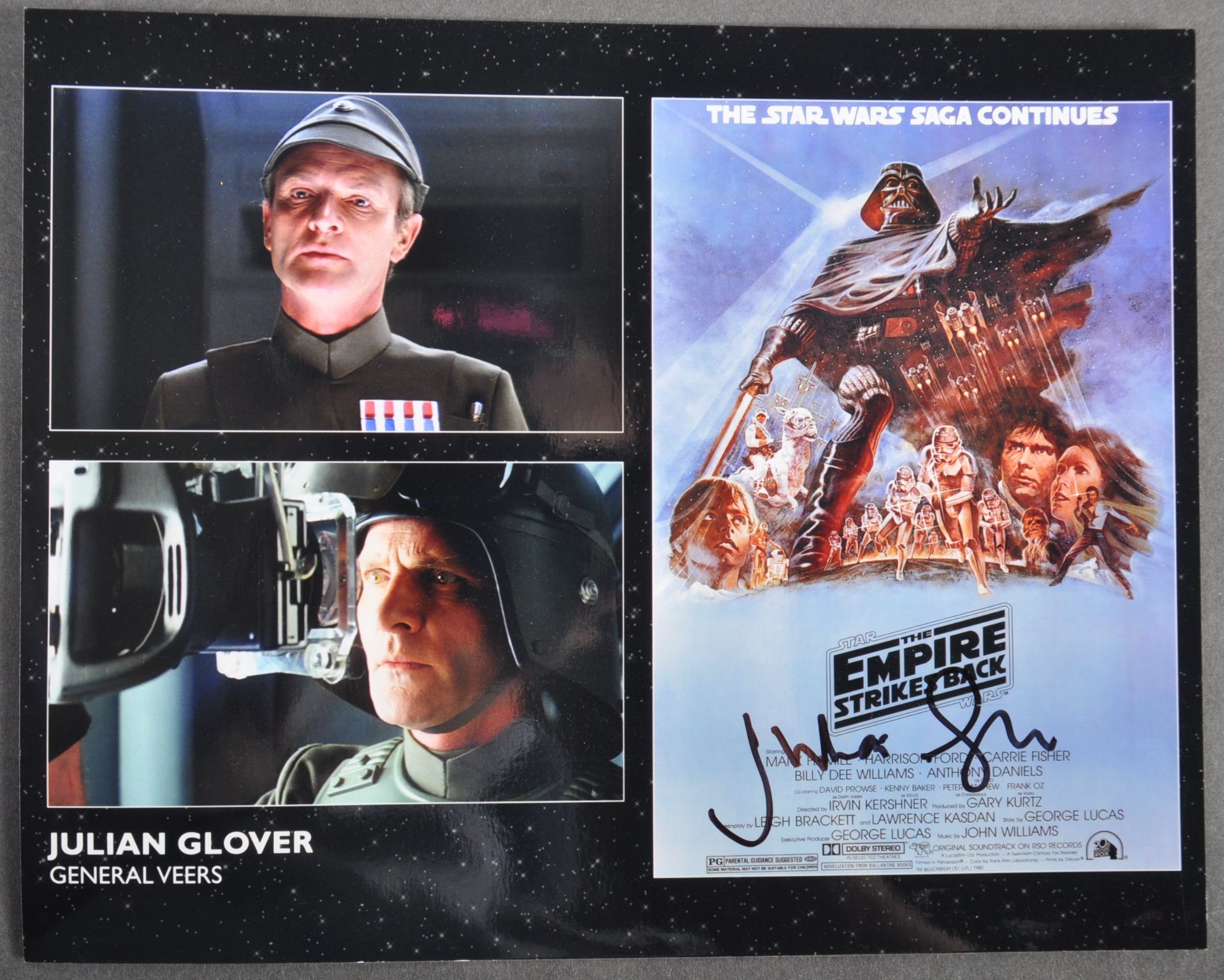 ESTATE OF DAVE PROWSE – STAR WARS OFFICIAL PIX SIGNED PHOTO