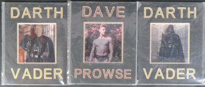 ESTATE OF DAVE PROWSE - SET OF HOLOGRAPHIC PHOTOGRAPHS