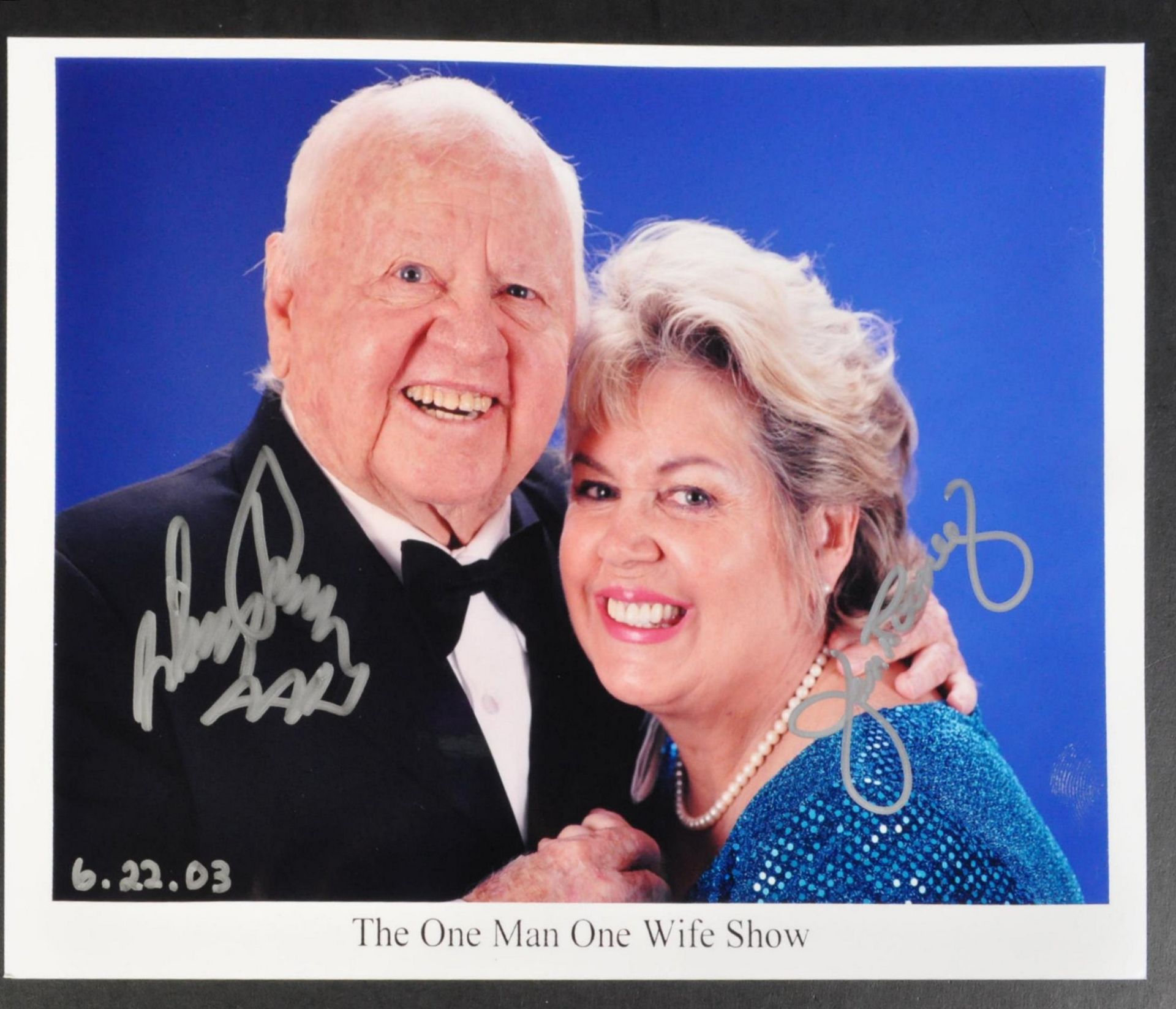 ESTATE OF DAVE PROWSE - MICKEY & JAN ROONEY - SIGNED 8X10" PHOTO