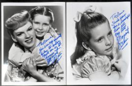 ESTATE OF DAVE PROWSE - MARGARET O'BRIEN - HOLLYWOOD - AUTOGRAPHS