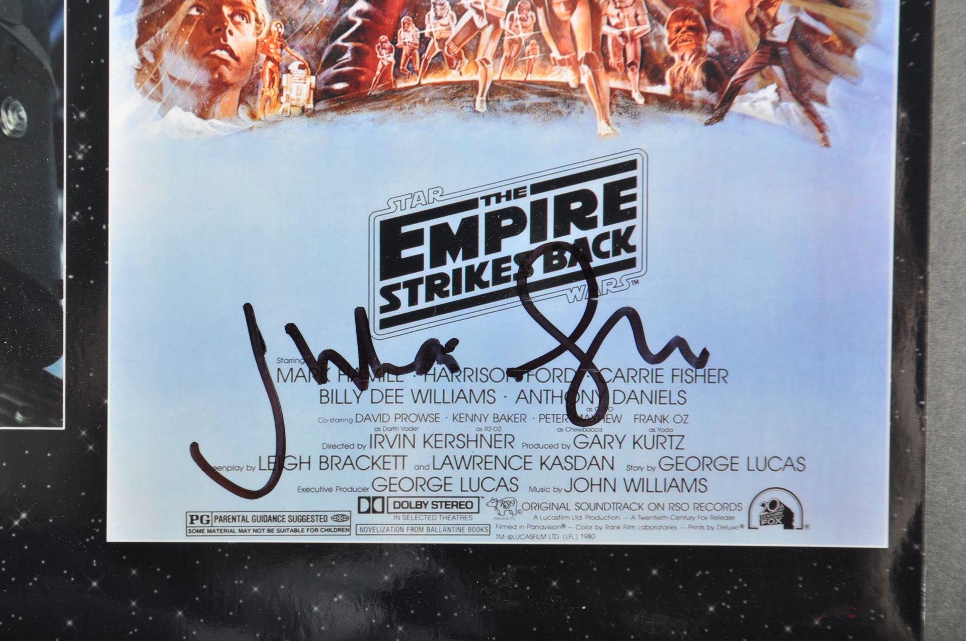 ESTATE OF DAVE PROWSE – STAR WARS OFFICIAL PIX SIGNED PHOTO - Image 2 of 2