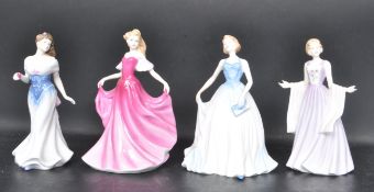 ROYAL DOULTON CERAMIC PORCELAIN FIGURINES - HN 4390 - HN 4314 - HN 3754 - HN 3714