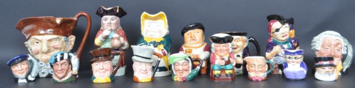 COLLECTION OF VINTAGE 20TH CENTURY CERAMIC TOBY JUGS
