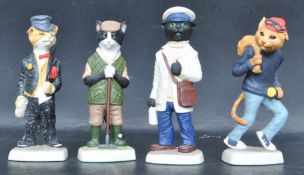 ROBERT HARROP - PURRFECT PEOPLE - COLLECTION OF RESIN FIGURINES