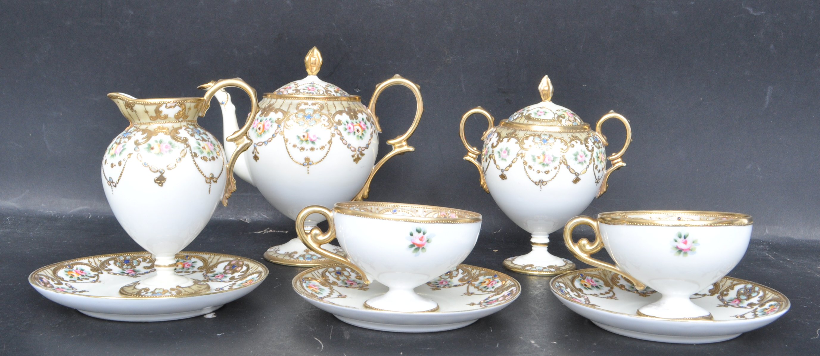 1920S NORITAKE TEA FOR TWO SERVICE - Image 3 of 6