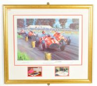 NICHOLAS WATTS FERRARI - FIRST GRAND PRIX VICTORY LIMITED EDITION PRINT