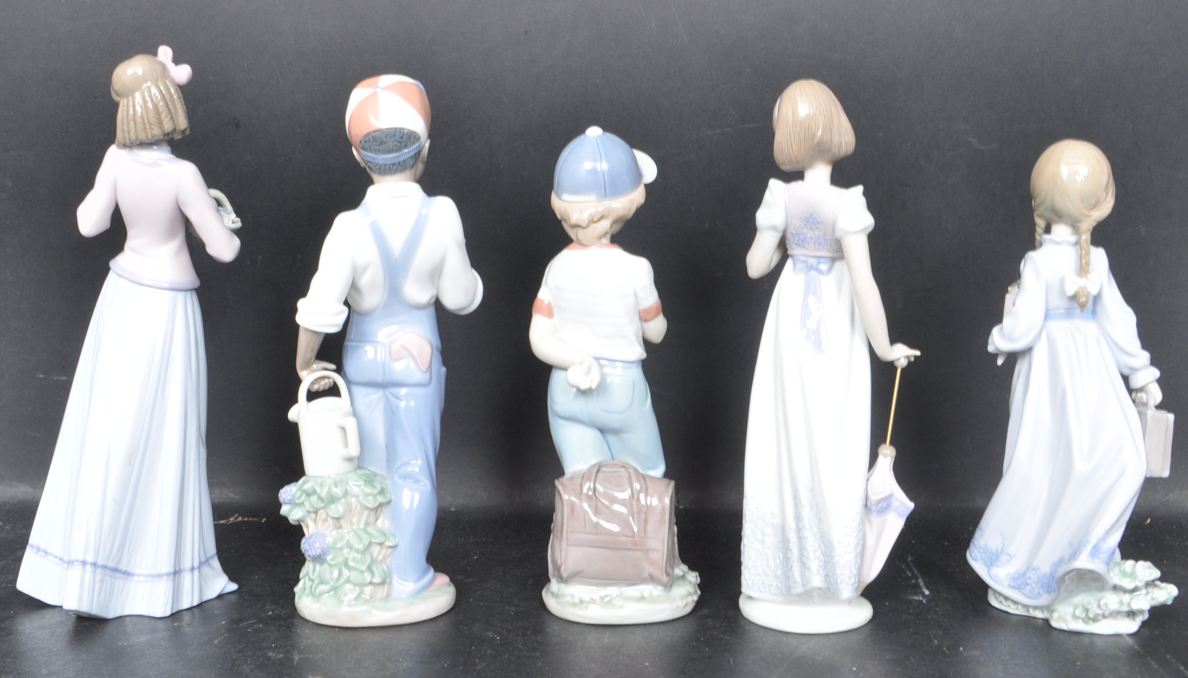 COLLECTION OF FIVE SPANISH LLADRO CERAMIC PORCELAIN FIGURINES - Image 3 of 6