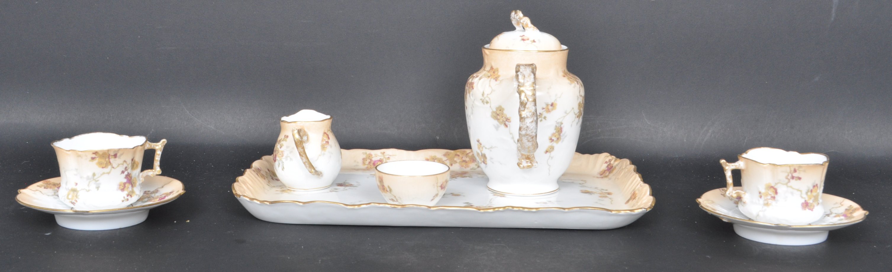 CIRCA 1900 LIMOGES 'TEA FOR TWO' CHINA SERVICE - Image 5 of 6