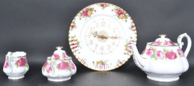 COLLECTION OF ROYAL ALBERT OLD COUNTRY ROSES CHINA