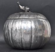 SILVER PLATED PUMPKIN ICE BUCKET