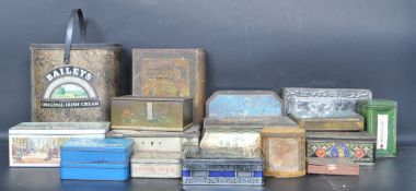 COLLECTION OF VINTAGE 20TH CENTURY BISCUIT TINS