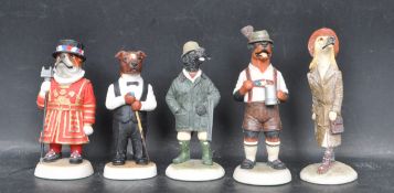 ROBERT HARROP - COUNTRY COMPANIONS / DOGGIE PEOPLE COLLECTION OF RESIN FIGURINES