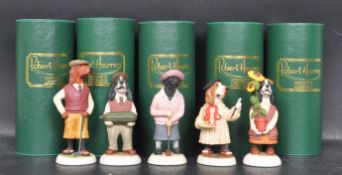 ROBERT HARROP - COUNTRY COMPANIONS - FIVE RESIN FIGURES