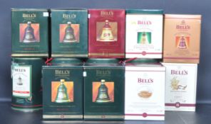 COLLECTION OF BELL’S LIMITED EDITION CHRISTMAS DECANTERS