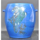 CHARLES HUBERT BRANNAM BARNSTABLE LTD POTTERY BARREL