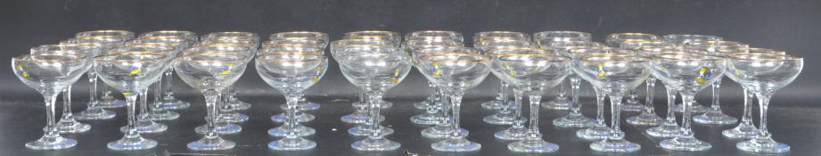 LARGE COLLECTION OF 1970’S BABYCHAM GLASSES