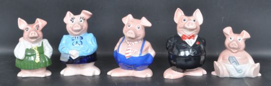 COLLECTION OF VINTAGE 20TH CENTURY WADE NATWEST PIGGY BANKS