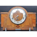 EARLY 20TH CENTURY ART DECO WESTMINSTER CLOCK TOGETHER WITH A TILL