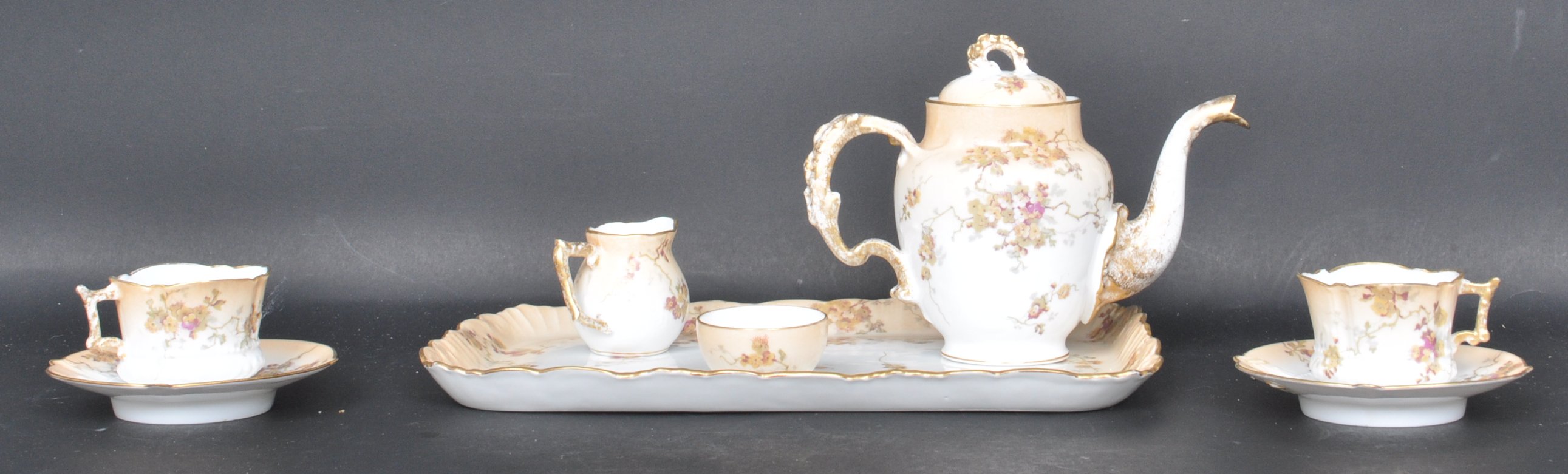 CIRCA 1900 LIMOGES 'TEA FOR TWO' CHINA SERVICE - Image 3 of 6