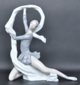 LARGE NAO DANCER WITH VEIL CERAMIC PORCELAIN FIGURINE