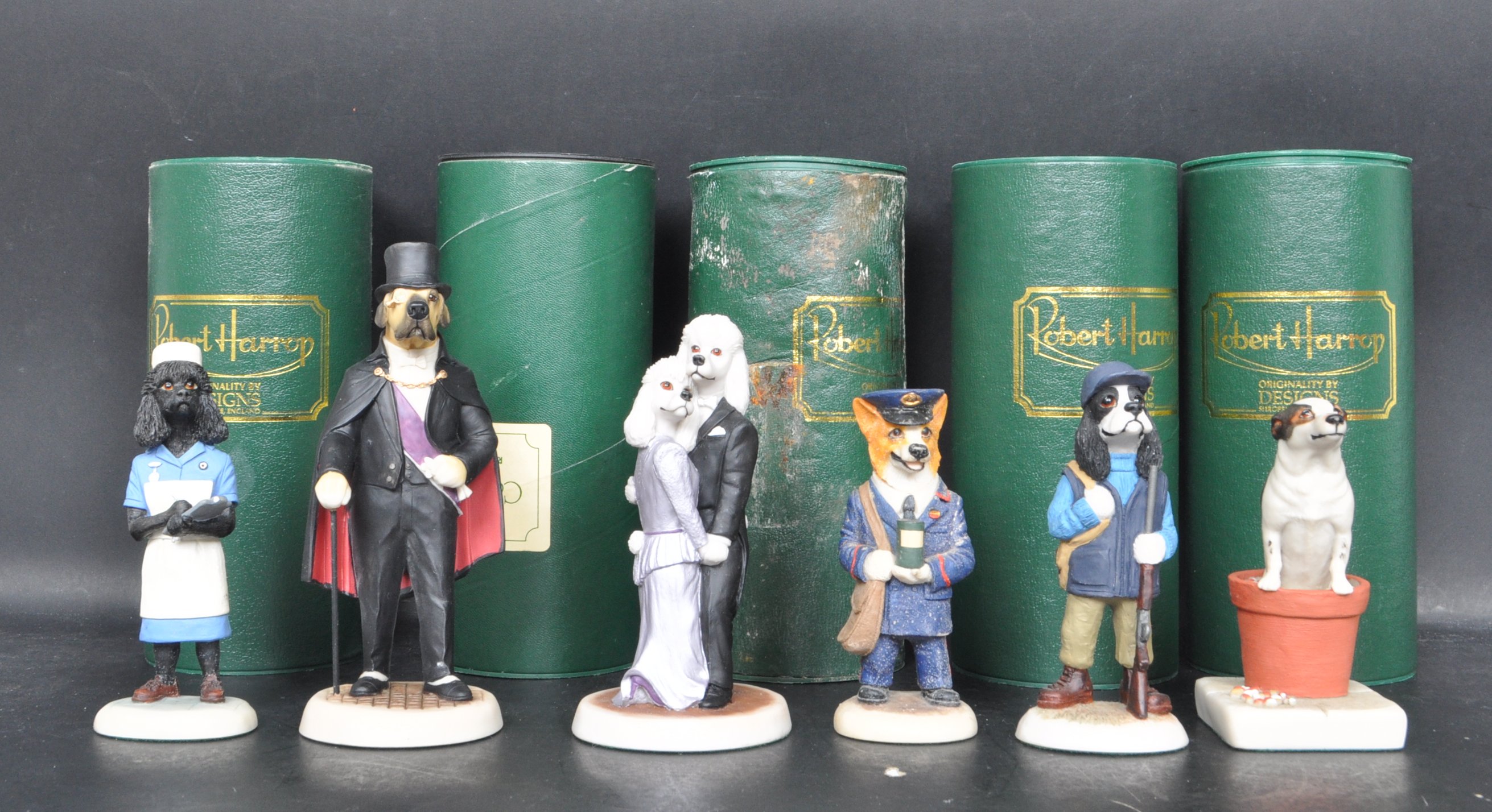 COLLECTION OF ROBERT HARROP COUNTRY COMPANION FIGURINES