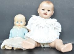 TWO MID 20TH CENTURY VINTAGE DOLLS