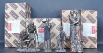 COLLECTION OF FOUR VINTAGE 20TH CENTURY MASAI TRIBALS FIGURINES