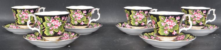 VINTAGE 20TH CENTURY ROYAL ALBERT PROVINCIAL FLOWERS TEA SERVICE