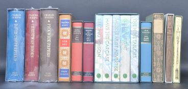 FOLIO SOCIETY - LARGE COLLECTION OF HARDCOVER FICTION BOOKS