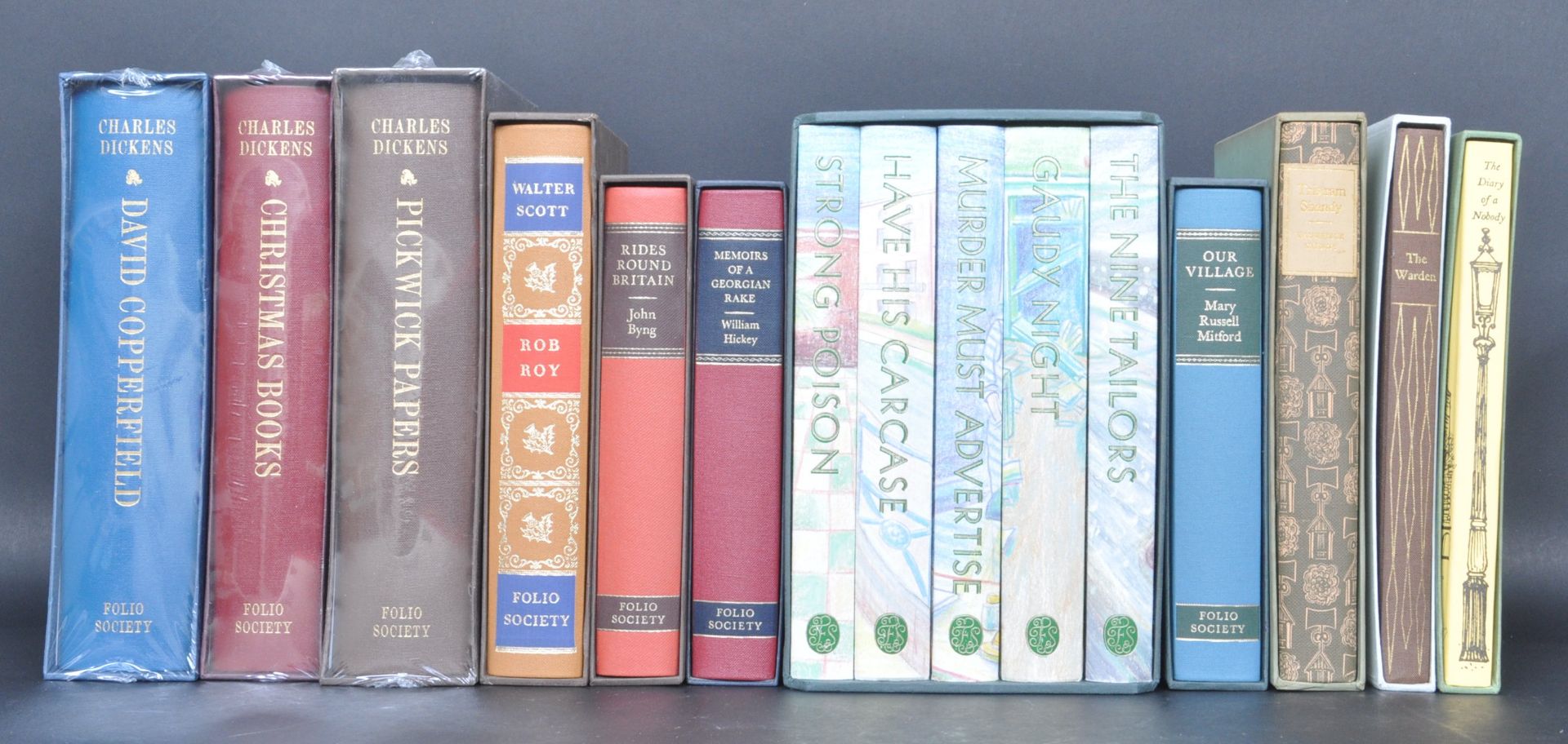 FOLIO SOCIETY - LARGE COLLECTION OF HARDCOVER FICTION BOOKS
