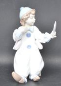 LLADRO 6257 - PIERROT IN PREPARATION - CERAMIC PORCELAIN FIGURINE