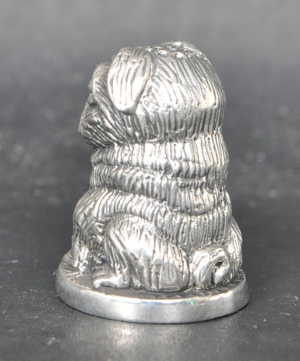 SILVER THIMBLE IN THE FORM OF A PUG - Image 3 of 6