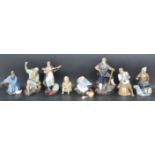 EIGHT CHINESE ORIENTAL CERAMIC PORCELAIN FIGURINES