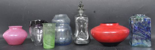 COLLECTION OF VINTAGE STUDIO ART GLASS